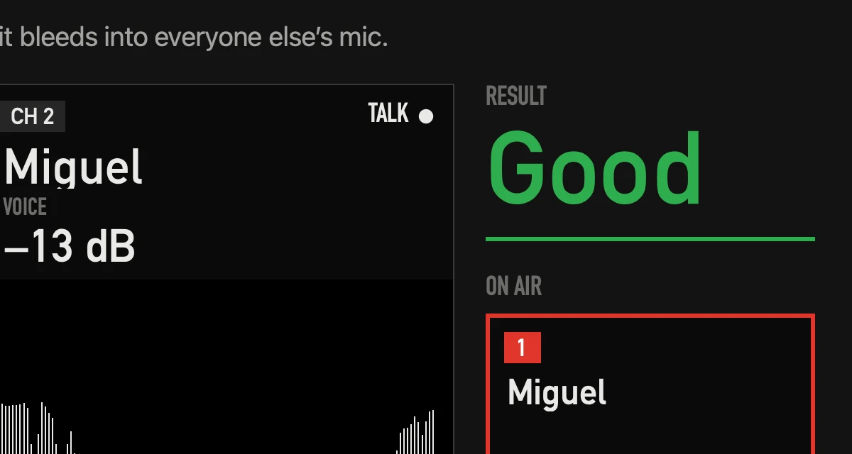 The assistant, learning each voice