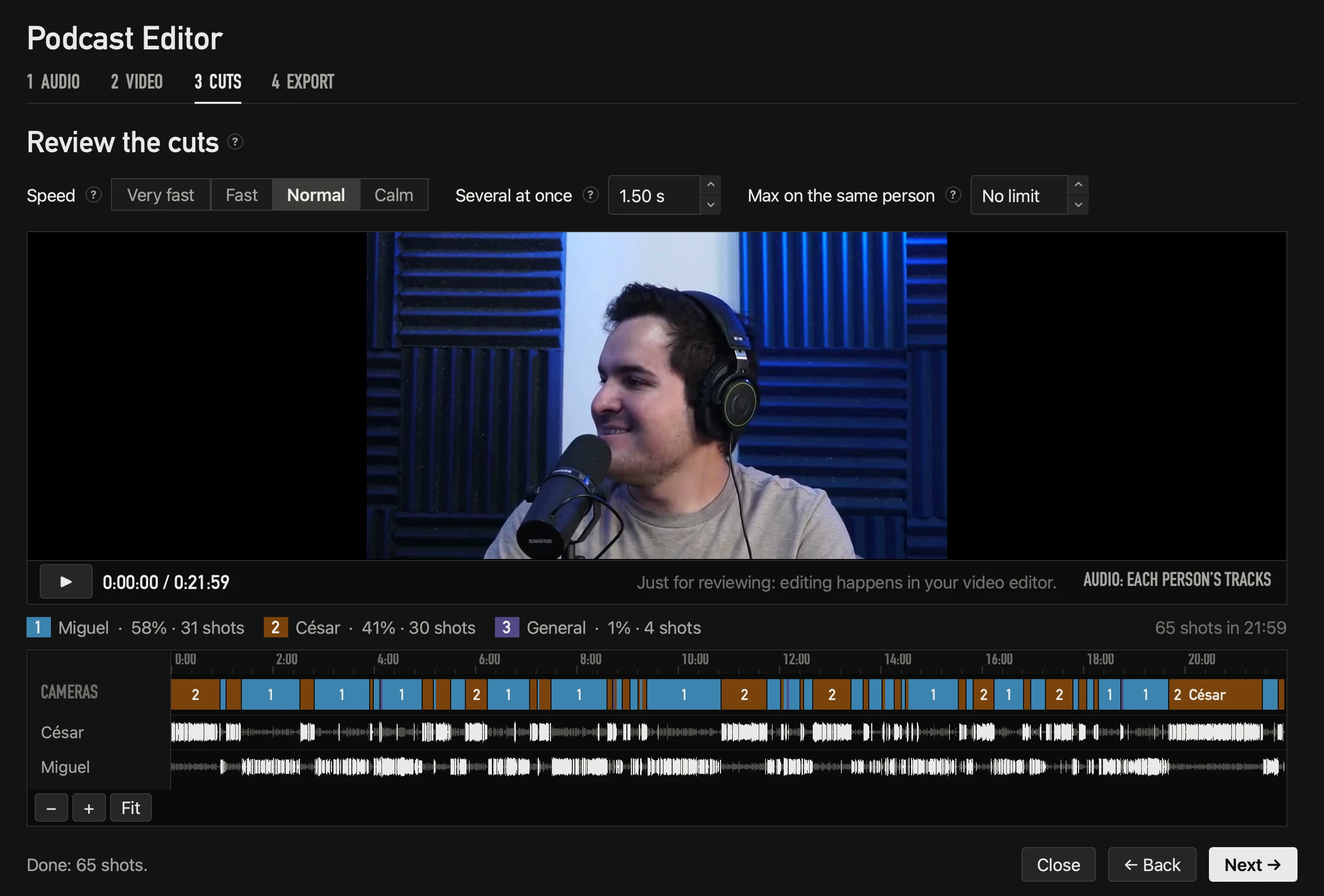 Podcast Editor