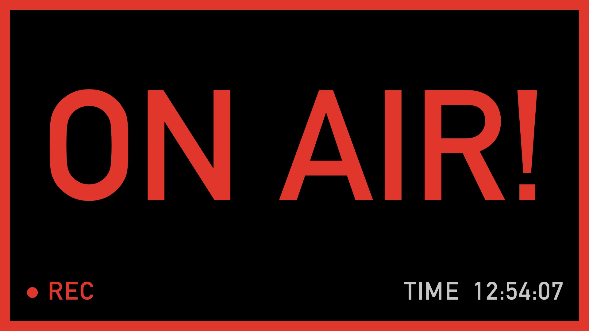 At zero: ON AIR!